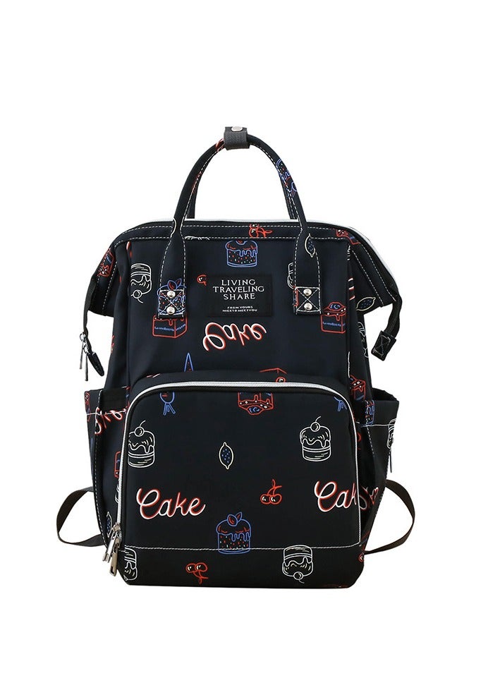 Portable Large Capacity Leisure Multifunctional Backpack, Baby Stroller Hanging Bag - Image 1